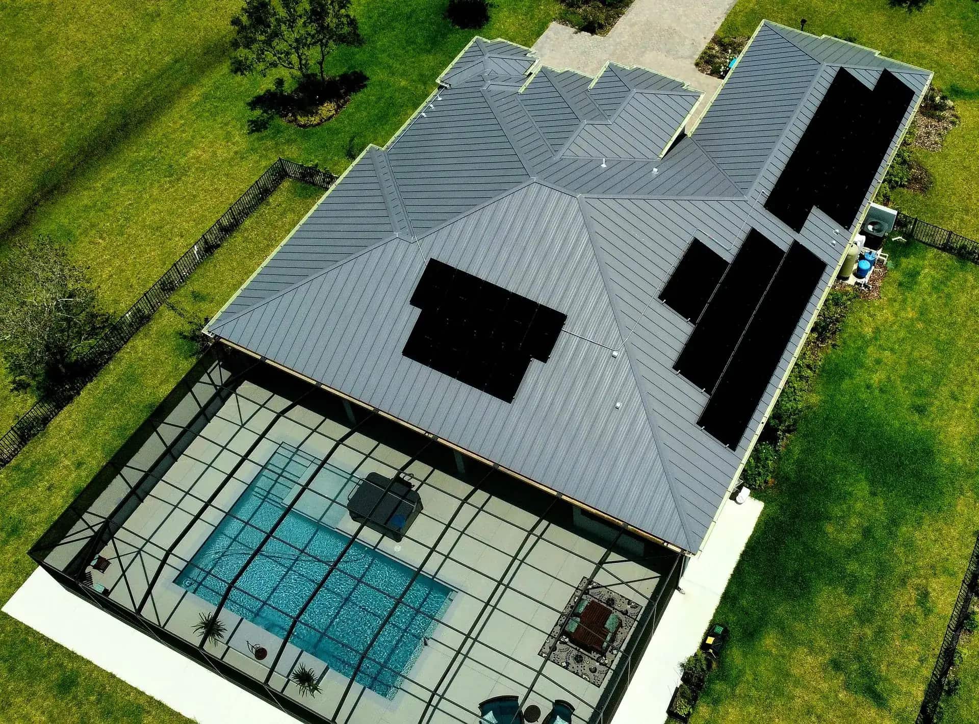 Home with rooftop solar installed by Spectrum Solar